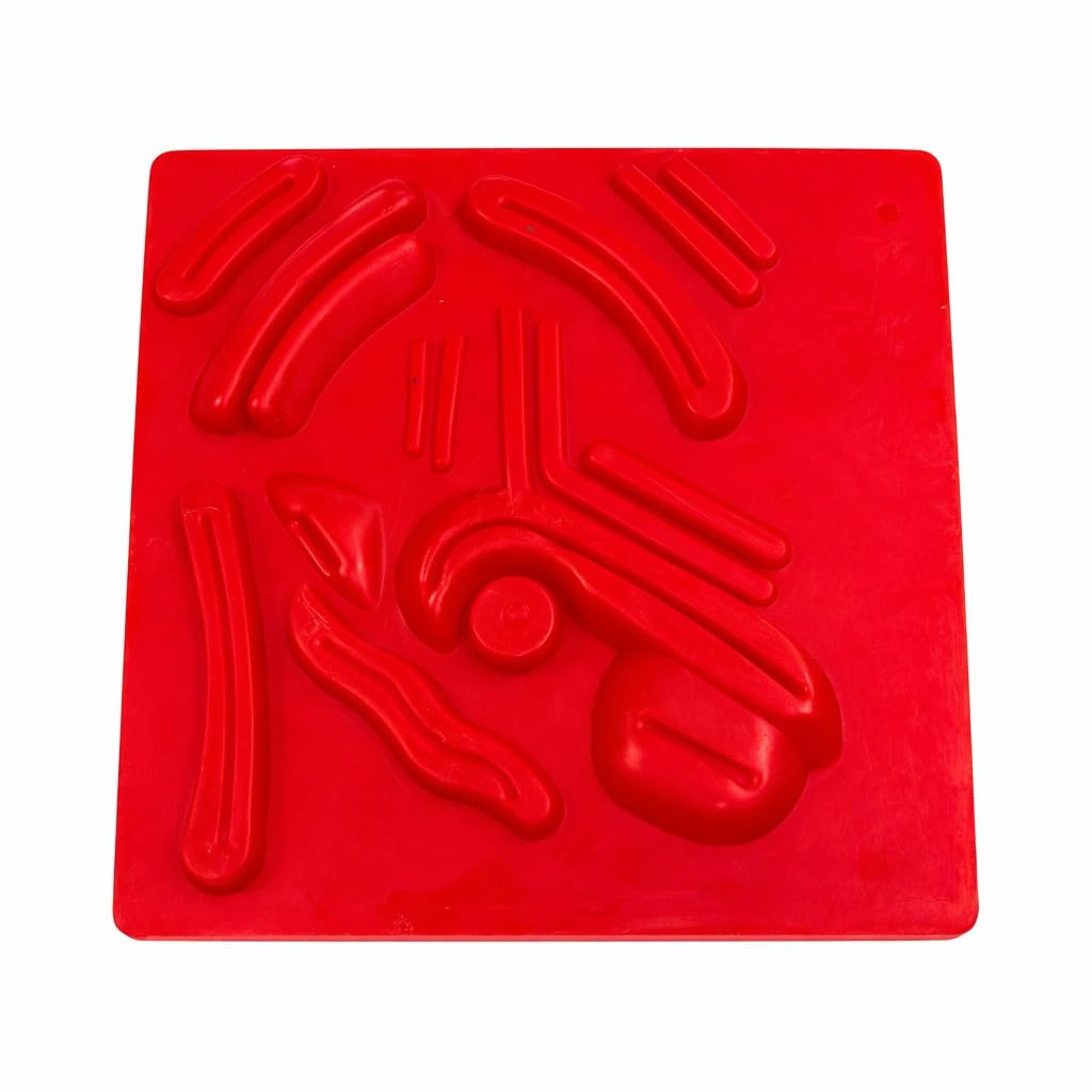 Red Silicone EndoTrainer Practice Pad, Reusable Training Insert Pad-image-27