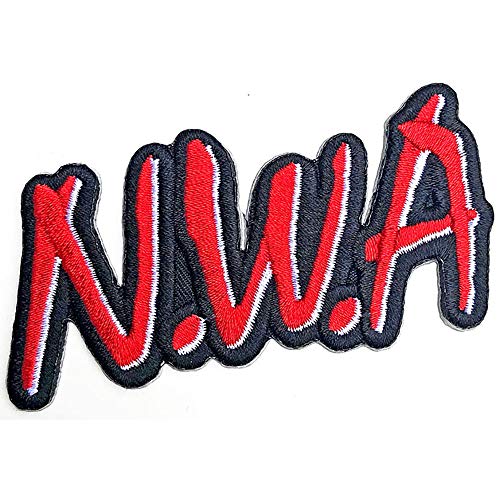 Rock Off N.W.A Straight Outta Compton Logo Patch Hip Hop Rapper Embroidered Iron On