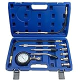 ZKTOOL 11PC Compression Tester, Automotive Engine Compression Tester Adapter Kit, Engine Cylinder...