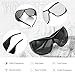 YOGFIT Trendy Oversized Sunglasses for Women Men Y2K Wrap Around Fashion Sunglasses