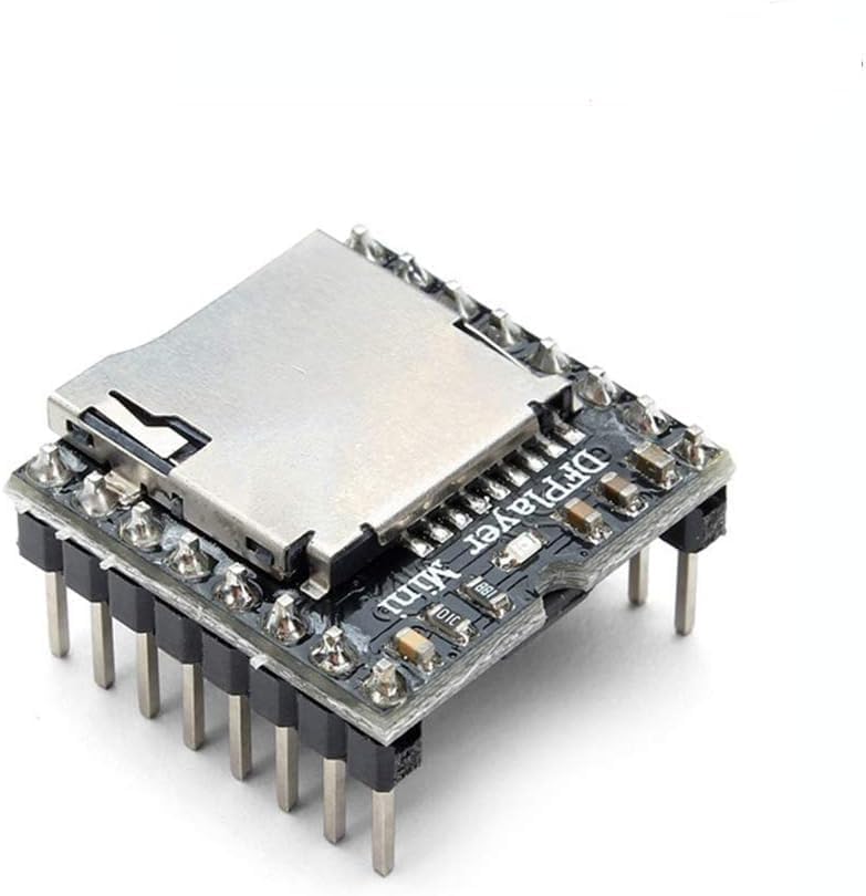 Dfplayer Mini MP3 Player Module for Arduino Voice Module for Arduino DIY DFPlayer Mini Voice Decode Board Supporting TF Card U-Disk IO/Serial Port/AD for arduino Diy Kit
