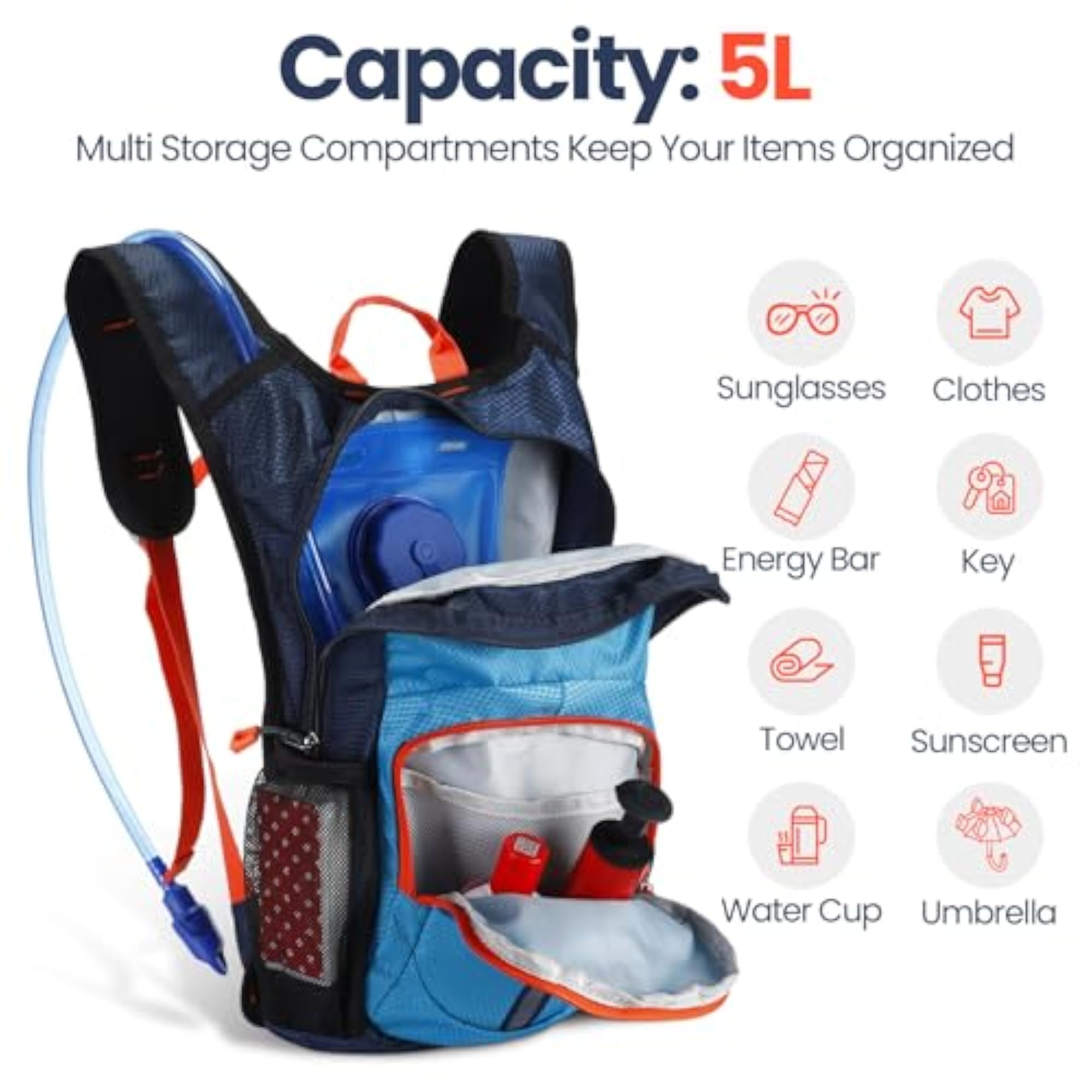 Kids Hydration Hiking Backpack