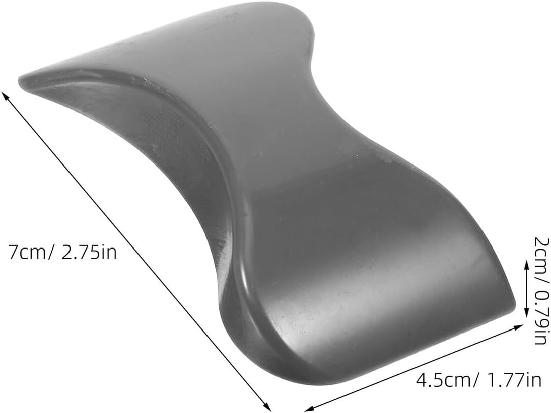 2pcs Nonslip Refrigerator Freezer Door Handle Replacement for Glass Door Refrigerated Cabinet, Gray Plastic Pull Grip Compatible with Freezer Cooler, Kitchen Appliance Repair Parts