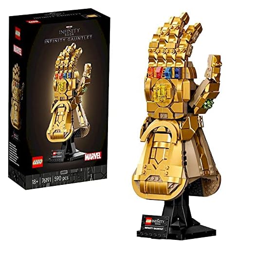 LEGO 76191 Marvel Guantelete del InfinitoSet de Construcción para Adultos del Guante de Thanos de los Vengadores, Multicolor