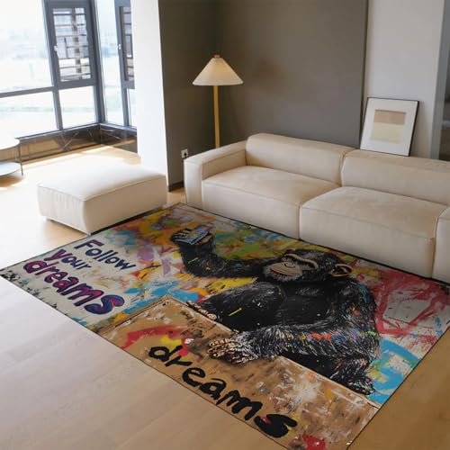 Descente lit chambre au style graffiti abstrait monkey confortable - 4