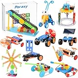 Poraxy 11 Sets Science Experiments 6-8 STEM Toys for Kids Ages 8-13 8-10, Science Projects for Kids Age 5-7 8-12, Robotics Model Kits 3D Puzzles Birthday Gifts 7 8 9 10 11 12 13 Year Old Boys Girls