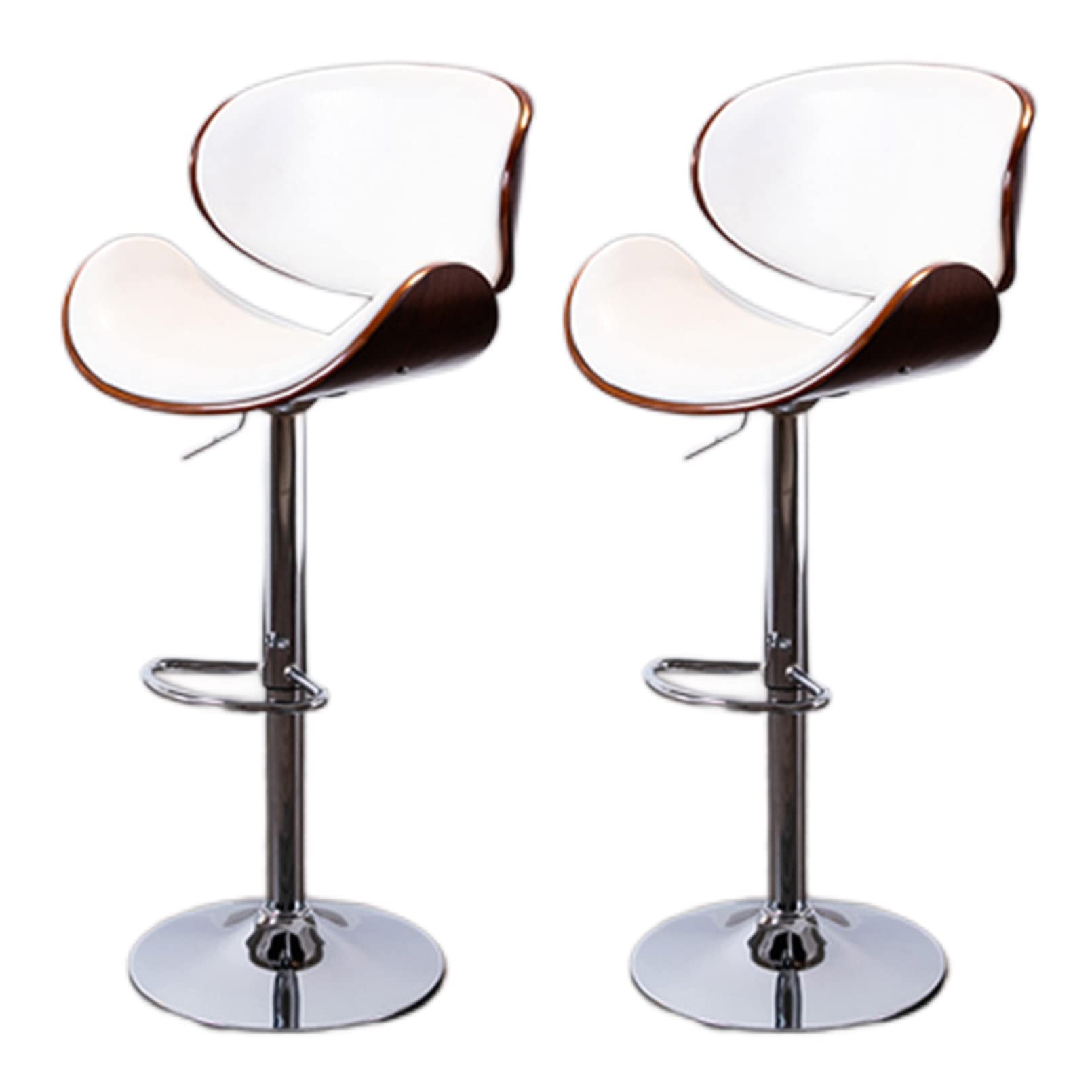 Tabourets de bar en cuir PU chaises hautes hydrauliques au design élégant pour comptoir