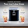 Igloo Electric Countertop Ice Maker Machine - Automatic and Portable - 33 Pounds in 24 Hours - Ice Cube Maker - Ice Scoop and Basket - Ideal for Iced Coffee and Cocktails - Black
