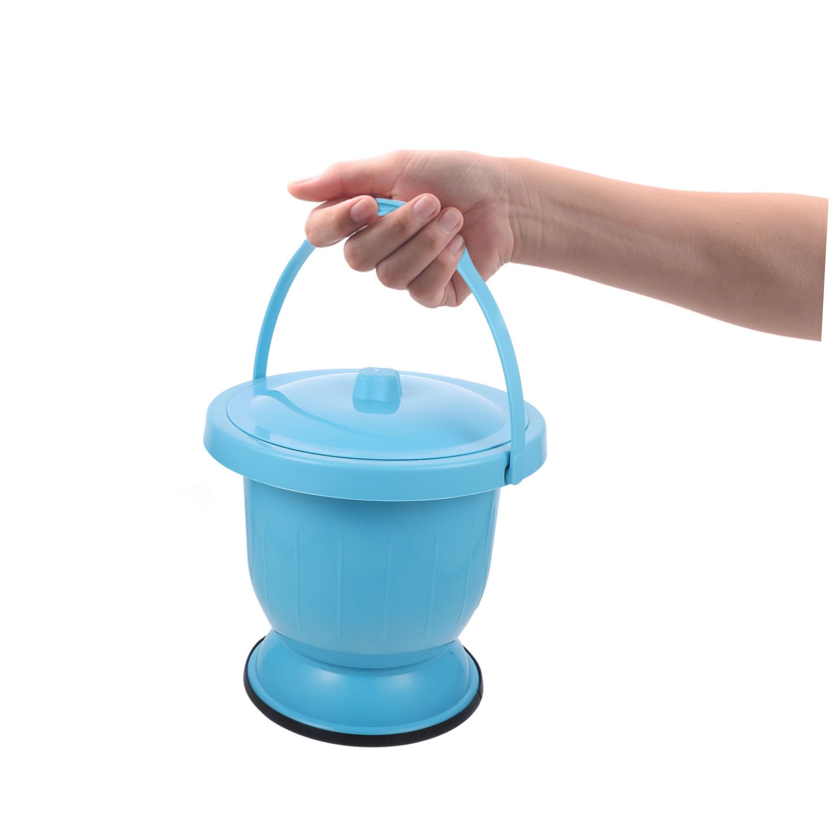 Healvian Vasino Facile Ermetico per Coperchio e Portatile Adulti a Plastica in Pulire Uso Domestico Viaggio, Adatto Donne in Gravidanza Anziani