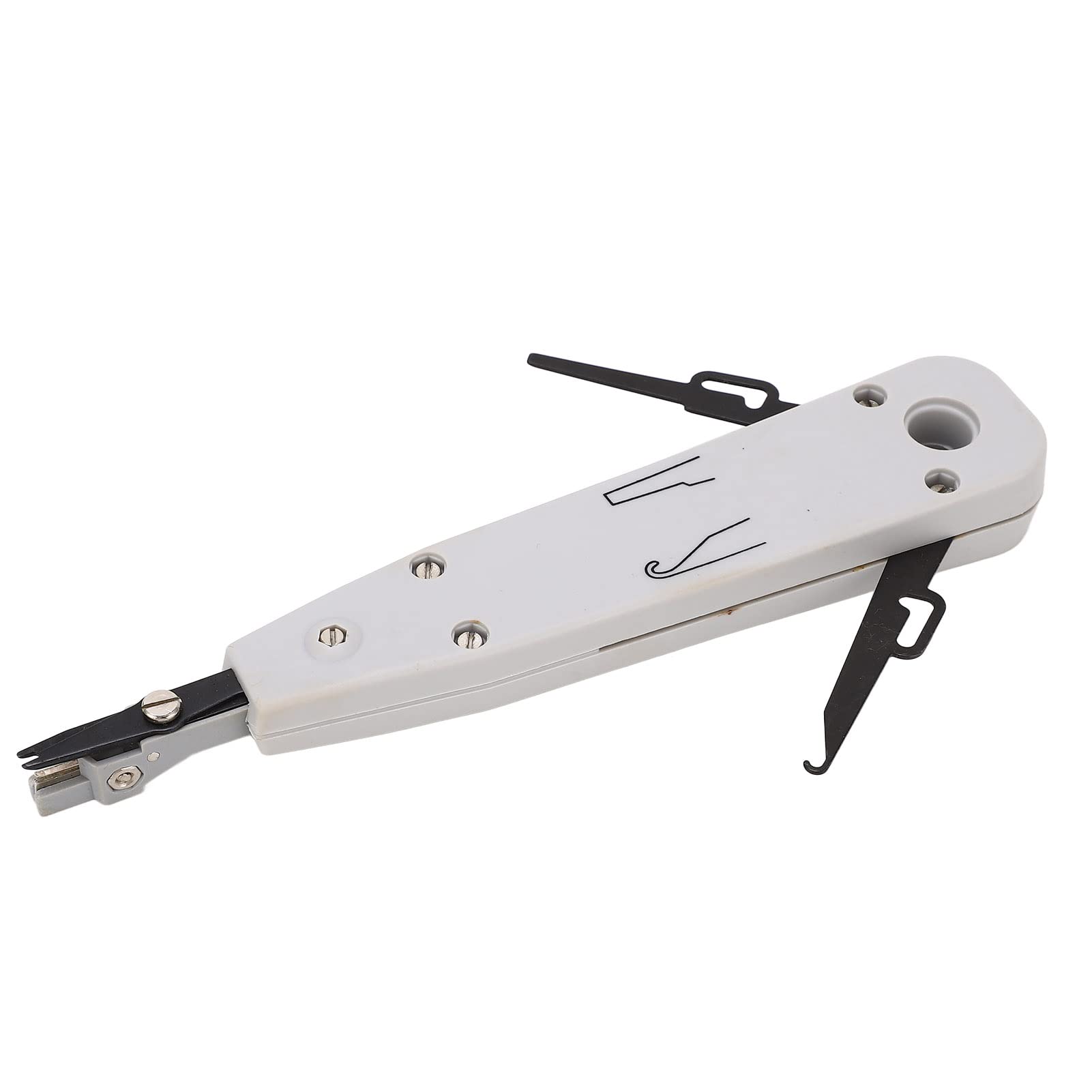 Kit D'outils Réseau 9 en 1 Outil de Combinaison de Câble Réseau Portable avec Sac de Rangement pour Testeur de Connecteur RJ45 RJ11 RJ12 Pince à Dénuder Cutter, Kit de Sertissage de Câble Ethernet Por