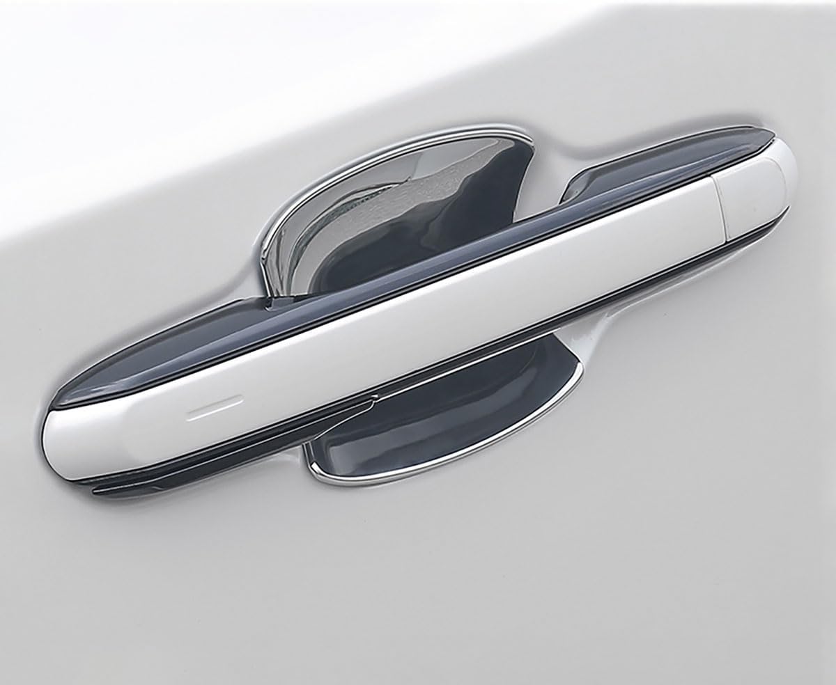 Exterior Door Handle Bowl Covers Compatible with Lexus New RX RX350 RX350h RX500h 2023 2024 2025 2026 Door Handle Cup Bowl Trims Exterior Car Accessories ABS 4PC(Glossy Chrome Style)
