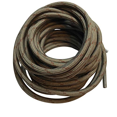 Image of 3 Pairs Heavy Duty Round Boot Laces Shoelaces for Hiking Walking Construction Safety Work Boots Shoes
