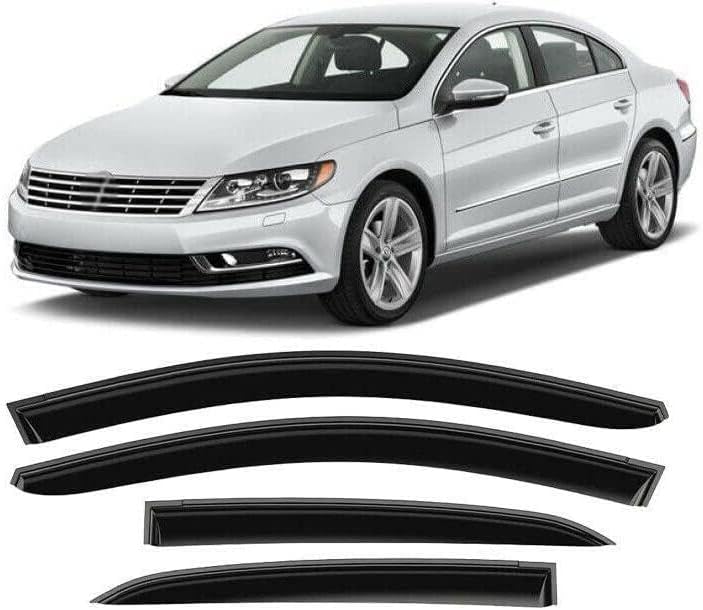 Tape-On Rain Guard 4-Piece for VW Jetta Window Visors