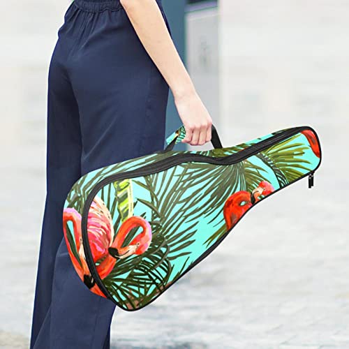 Housse pour ukulélé tropiacal flamant rose feuilles vertes 10 mm rembourrage épais 53,3 cm sac de transport avec sangles… - Les Beatles, Paul McCartney, John Lennon, RIngo Starr, George Harrison Housse pour ukulélé tropiacal flamant rose feuilles vertes 10 mm rembourrage épais 53,3 cm sac de transport avec sangles… – Image 7