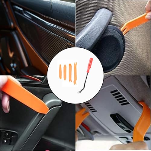 100 Stück Auto Befestigungsclips Set – Universal Kunststoff Spreiznieten & Karosserie Clips für Türverkleidung, Stoßstangen & Zierleisten – Kfz Demontage Werkzeug mit Aufbewahrungsbox