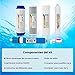 Kit de 4 Filtros Universales para Osmosis Inversa Imagen de Kit de 4 Filtros Universales para Osmosis Inversa