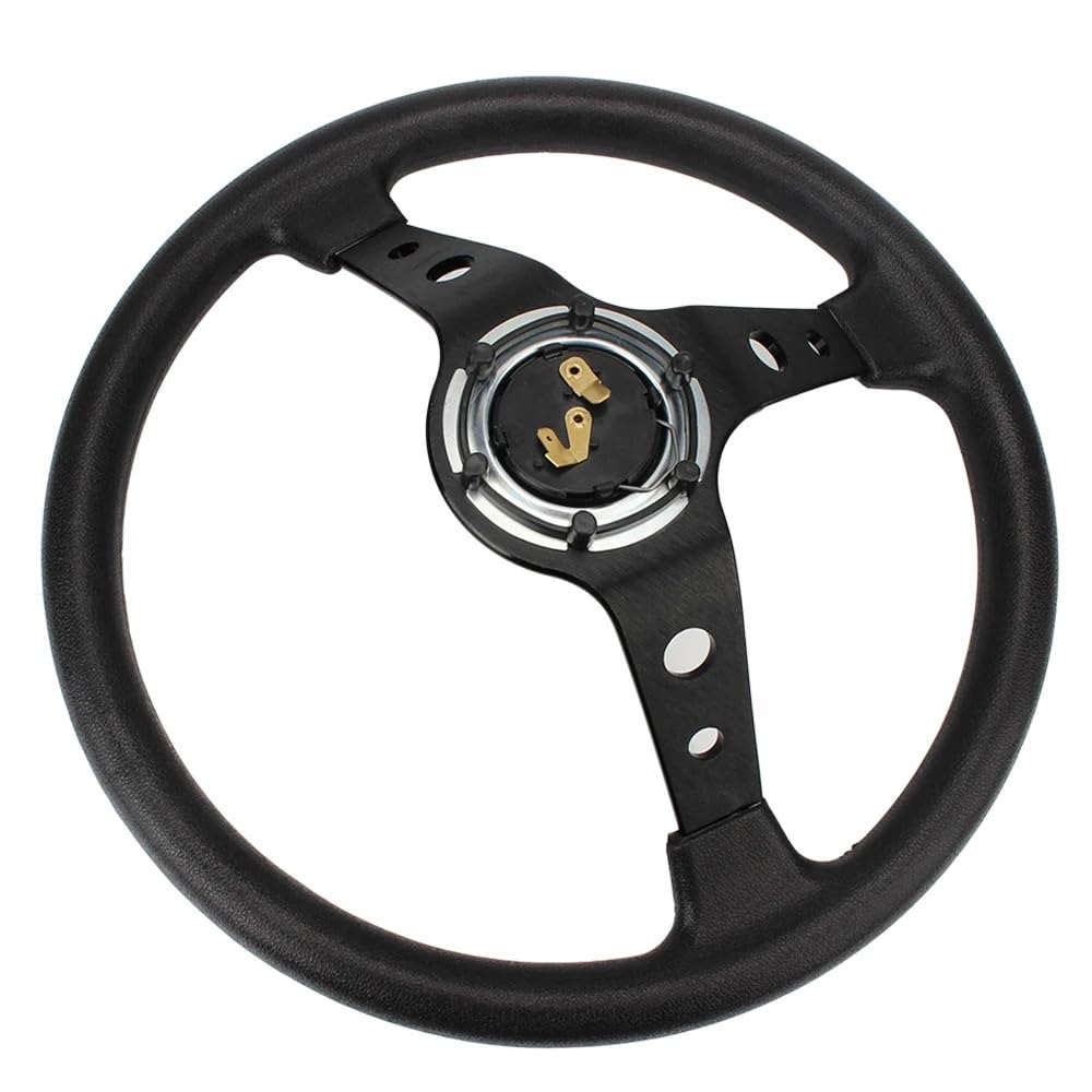 Volante da Corsa Universale,Volante Sportivo For auto da corsa Volante PU 14 pollici sportivo alla deriva universale