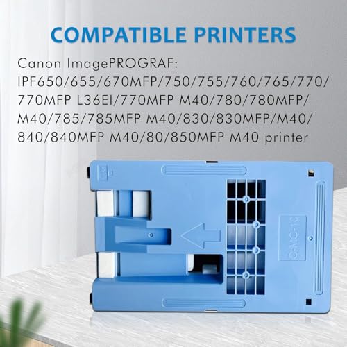 Image of MC-10 Replacement for Canon 1320B014 Waste Collection Cartridge for Imageprograf IPF650 655 680 670 (MC-10 Maintenance Cartridge)