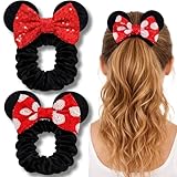 Styla Hair 2pk Mouse Ear Scrunchies for Kids...