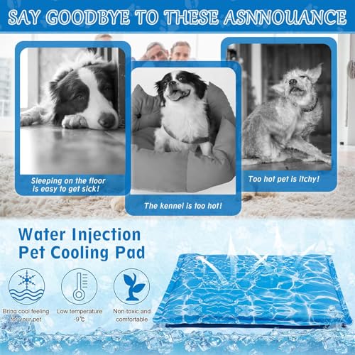 Mat de lit pour animaux de compagnie contre les coups de chaleur du chien