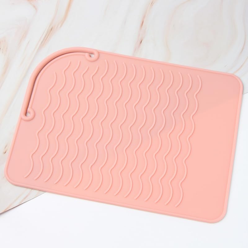 3Pcs Heat-Resistant Hair Tool Mat Non-Slip Surface Protector for Curling & Flat Irons Easy to Clean miniatura 7