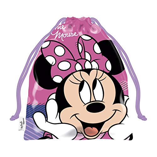 ARDITEX WD13789 Bolsa Merienda 26.5X21.5cm de Disney-Minnie