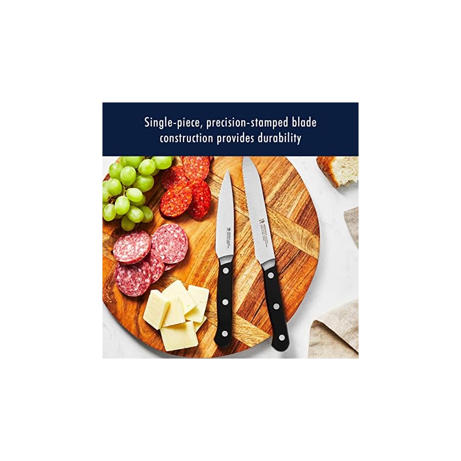 HENCKELS-Solution-Razor-Sharp-18-pc-Knife-Set-Chef-Knife-Bread-Knife-Steak-Knife-German-Engineered-Informed-by-100-Years-of-Mastery-Brown HENCKELS Solution Razor-Sharp 18-pc Knife Set, Chef Knife, Bread Knife, Steak Knife, German Engineered Informed by 100+ Years of Mastery, Brown