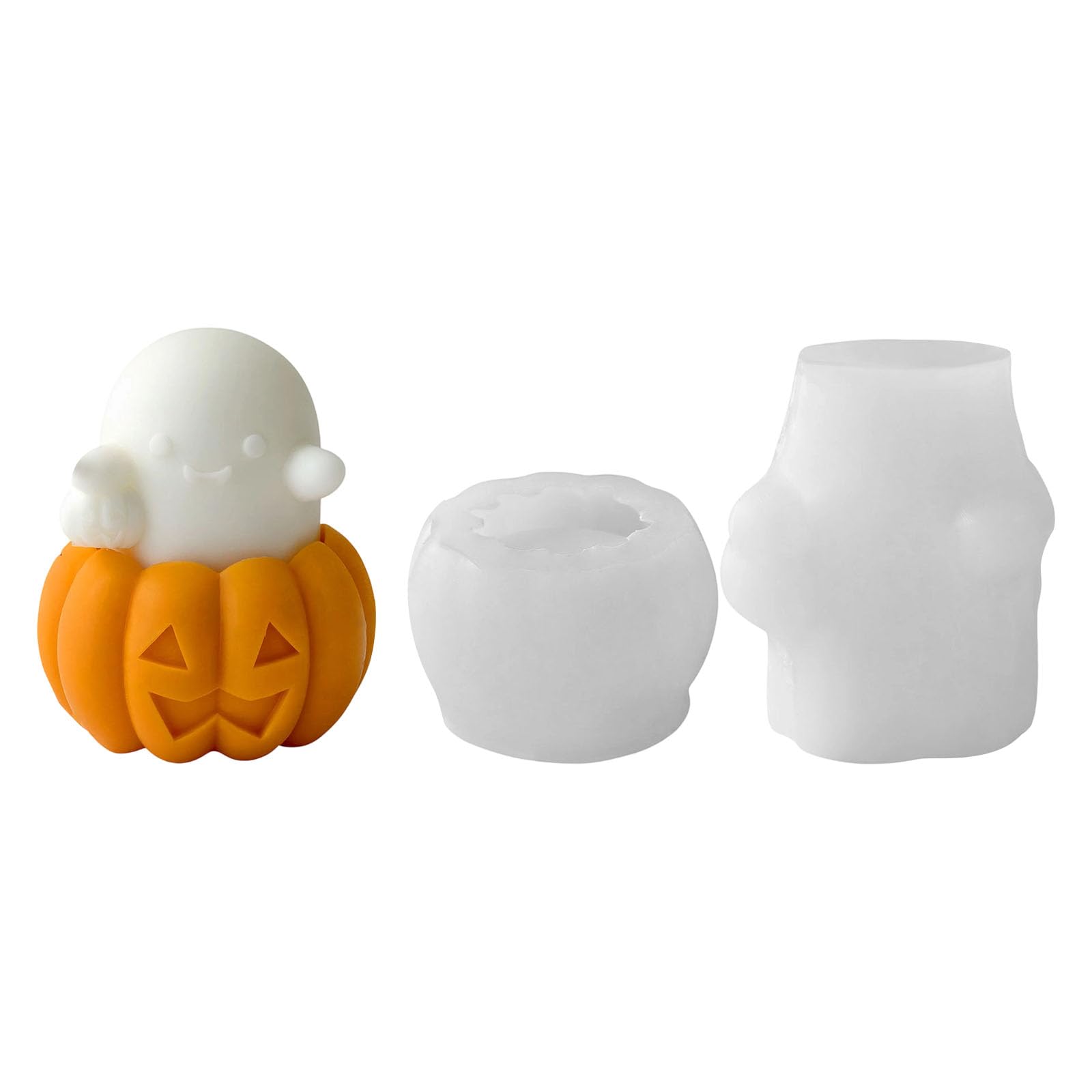 CAZSTYK Food Grade Silicone Craft Mold Kits Detailed Halloween Soap with Easy Release Design Jewelry Accessories Silicone Craft Mold