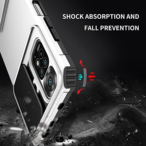 Funda para Xiaomi Redmi Note 11S 4G a prueba de golpes carcasa rígida con soporte tridimensional 4