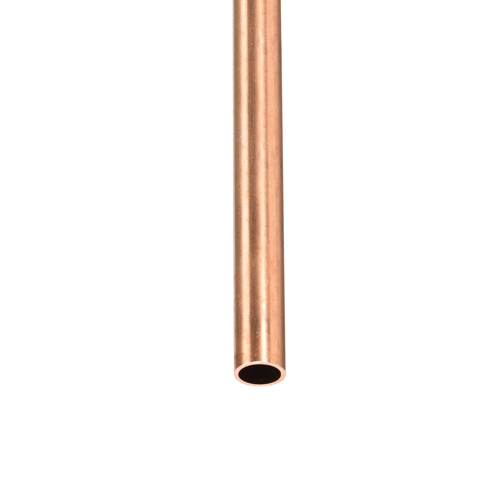 DTGN Rura miedziana 6 mm x 0,5 mm x 300 mm (ADxŚciana TxL) rura miedziana – 1 opakowanie – dobre do maszyn, wyposażenia, do samodzielnego montażu, dekoracyjna rama – okrągłe metalowe węże