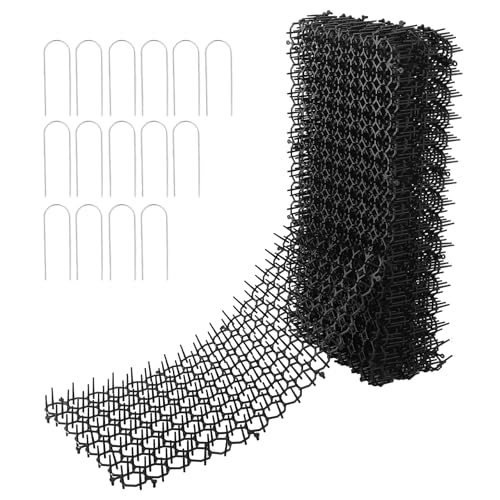 Lazyspace Lot de 15 tapis répulsifs pour chat de jardin - 40 x 20 cm chacun avec piques en plastique de 3 cm - Dissuasion des chats - Dissuasif des griffures de chat