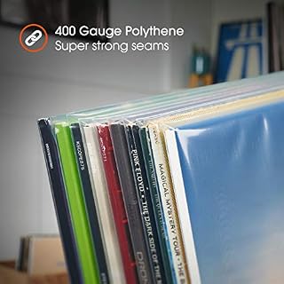 100x Pochettes Disque Vinyles 33 Tours 12″ LP – Density Transparente Plastique Protection Pochette pour 33t – 400 À Effet Givré Haut De Gamme 100 Microns / 4 Mil – 323mm x 327mm - Les Beatles, Paul McCartney, John Lennon, RIngo Starr, George Harrison 100x Pochettes Disque Vinyles 33 Tours 12" LP - Density Transparente Plastique Protection Pochette pour 33t - 400 À Effet Givré Haut De Gamme 100 Microns / 4 Mil - 323mm x 327mm – Image 5