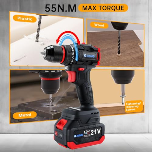 Taladro inalámbrico All Power America 21V 3/8 pulg sin llave miniatura 6