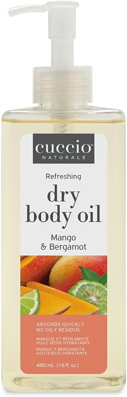 Cuccio Naturale Óleo Corporal Seco de Manga e Bergamota, 458 mL