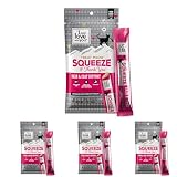 I and Love and You Treat Meow Lickable Cat Treats - Tuna Puree - Skin and Coat Support, Squeeze Treat, Omega 3s, 0.5oz, 4ct