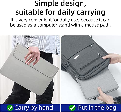 Towooz Macbook Air Sleeve 13 Inch, Laptop Sleeve Case With Mouse Mat Compatible With 2022 New Macbook Pro M2 Macbook Air / Pro 13-14 Inch Thin Shockproof Sleeve Bag For Macbook Air / Macbook Pro #TOP1