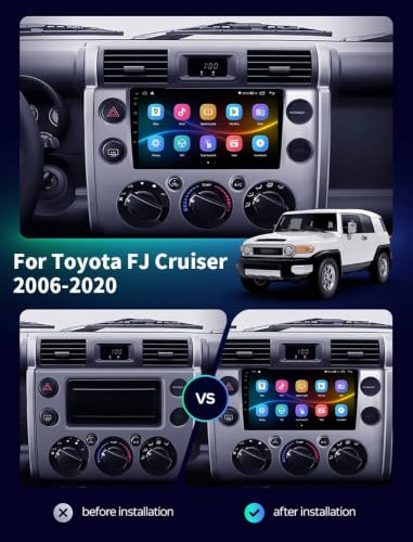 Radio de coche 2 DIN para Toyota Estima con GPS y carga rápida integrada 2