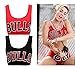 ForeverWomens Celeb Miley Cyrus Inspired Bulls Print Sport Bra Crop Top