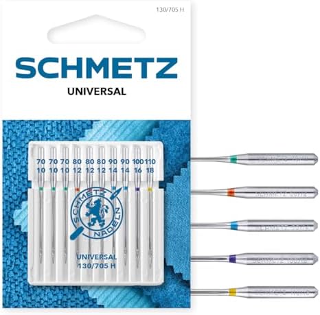 SCHMETZ | 10 Agujas para máquinas de coser | Universal | 130/705 ...