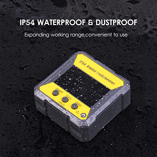 Buscador de ángulos digital LCD 4x90° precisión 0.2° miniatura 3