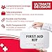 10 Person First Aid Kit - OSHA and ANSI Class A Compliant, Fully stocked Emergency Kit for Home, Office or Construction site