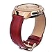TOROTOP Strap Compatible with Galaxy Watch 42mm Bands/Galaxy Watch Active Band,20MM Leather Strap Replacement Sport Band/Strap for Samsung Galaxy Watch 42mm/Gear Sport Watch (Burgundy)