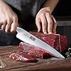 HOSHANHO Juego de Cuchillos de Cocina de 8 Piezas, Juegos de Cuchillos con Bloque de Japoneses Super Steel, Juego de Cuchillos de Chef Profesional Ultra Afilado con Tijeras #4