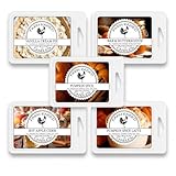 Farm Raised Candles - USA Grown Soy Wax Melts - Fall - Bakery Variety Packs – 5 Pack, 16oz Total – Wax Melt Warmer Scents – (Pumpkin Patch Variety Pack)