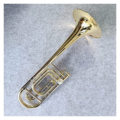 Trombone Bb-F # Tune Tenor Trombone Gold Lacquer Bb Trombone Instrument Musical