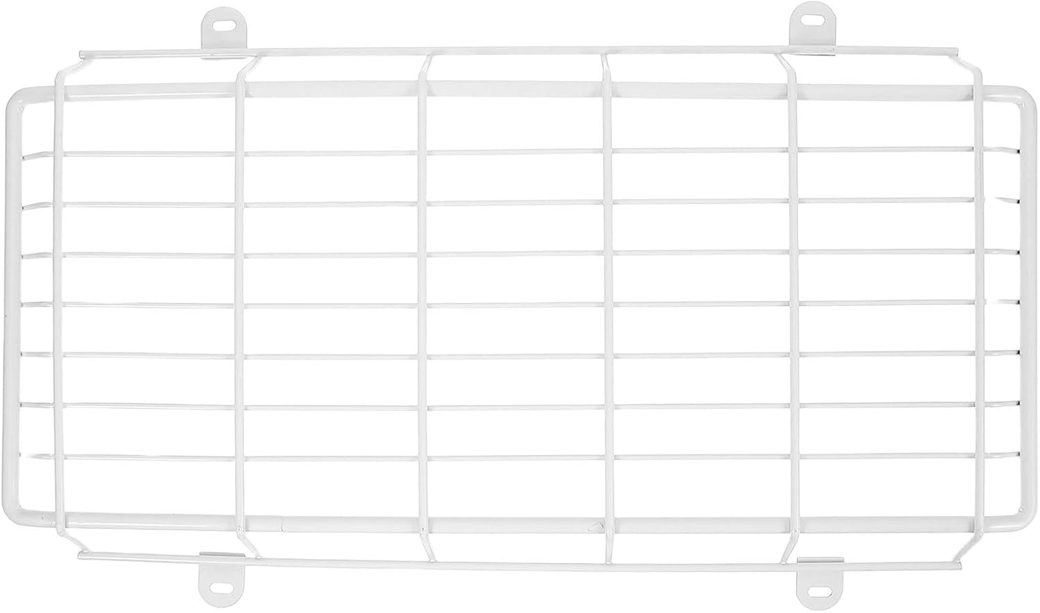 SEWACC Exit Sign Cage Guard 7mm Thick Wire Mesh Protective Cover 42x22cm Commercial Exit Light Anti-collision Guard Wall Mounted Emergency Light Safety Shield for Gym and Office