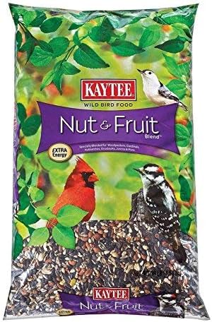 Kaytee Nut & Fruit Wild Bird Food Cherries,Peanuts,Raisins,Safflower,Striped,Striped Sunflower,Sunfl
