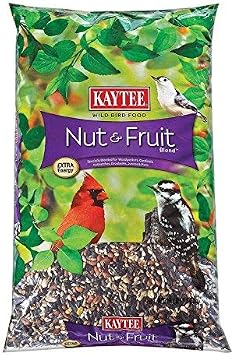 Kaytee Nut & Fruit Wild Bird Food Cherries,Peanuts,Raisins,Safflower,Striped,Striped Sunflower,Sunfl