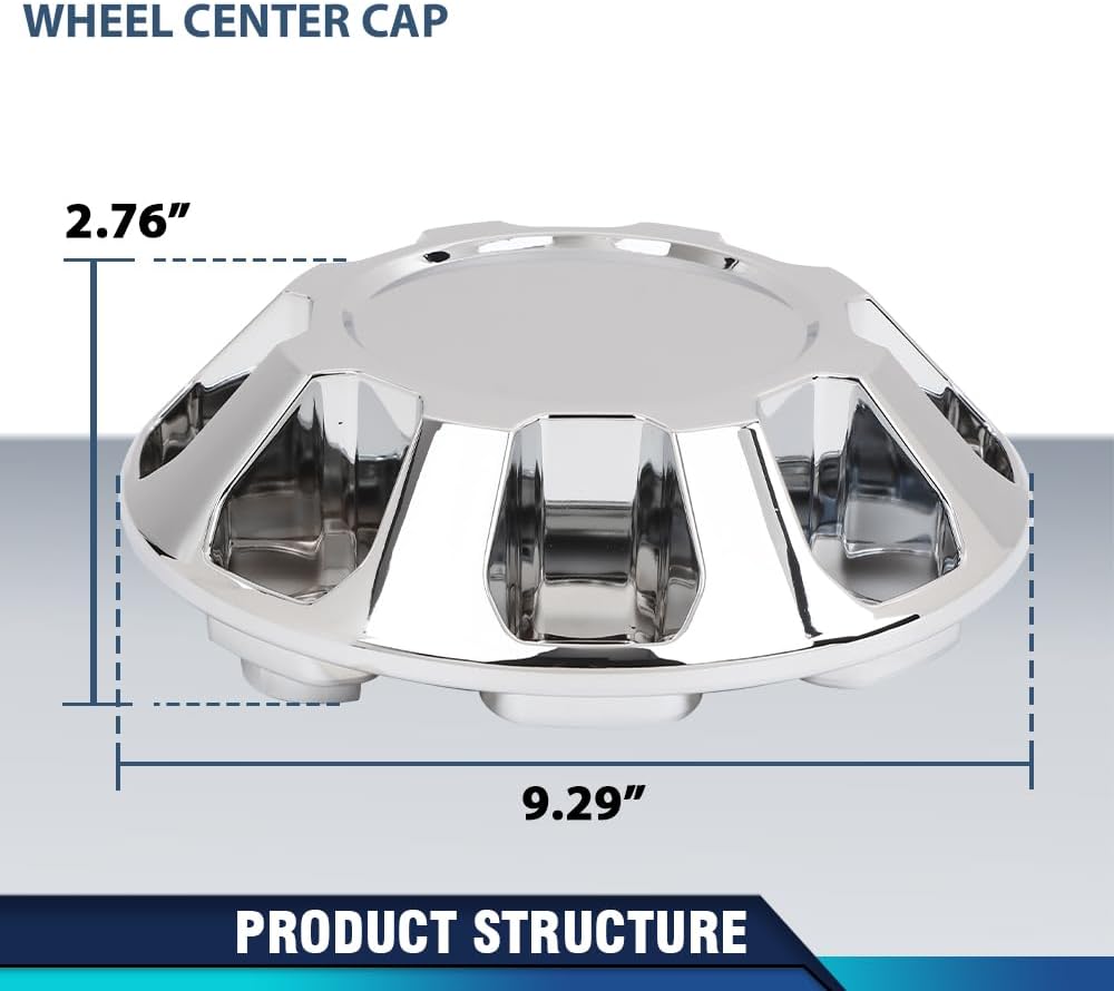 PIT66 Wheel Center Cap Chrome 4PCS Compatible with GMC Sierra 2500HD 3500HD 2015 2016 2017 2018 2019 2020 22909152