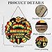 Juneteenth Decorations Juneteenth Freedom Day Front Door Sign African American Freedom Day Wooden Sign for Home Porch Wall Indoor Outdoor Decor, 11.8 x 11.8 Inches